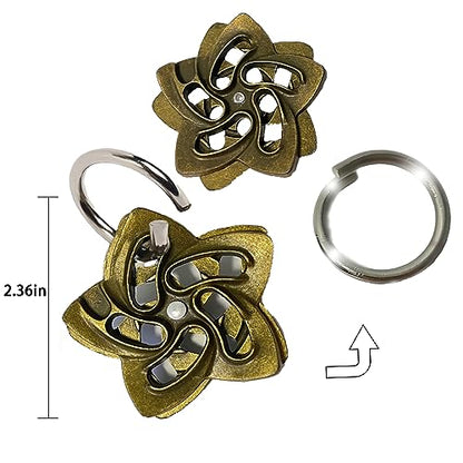 Metal Brain Teasers Puzzles for Adults Gift 3D Metal Puzzles Set