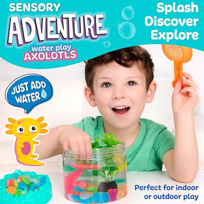 Creativity for Kids Sensory Adventure Axolotls Kit | Dig, Squish & Explore | Screen-Free Outdoor Activity for Kids & Summer Activities for Kids (Ages 4+) - style: Axolotl