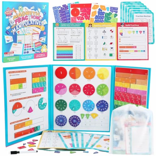 Extra Large Magnetic Fraction Manipulatives Math Visual Aids For Students