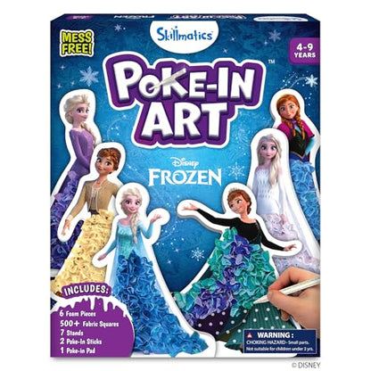 Skillmatics Poke-in Art – Disney Frozen, Wood Craft Kit, Gift for Kids - style: 6. Disney Frozen