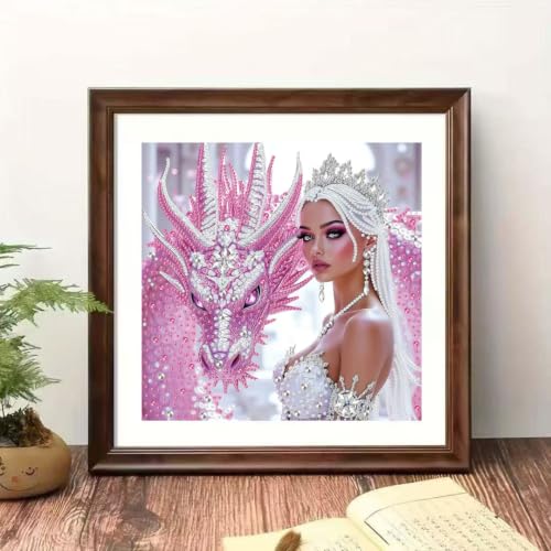 Dragon Diamond Art Kits for Adults,Full Drill Diamond Painting Kit 12x12in - color: YP119