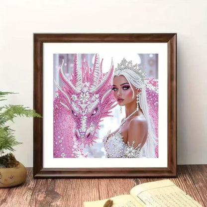 Dragon Diamond Art Kits for Adults,Full Drill Diamond Painting Kit 12x12in - color: YP119