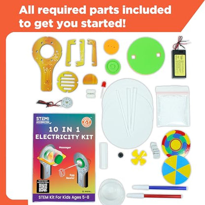 Butterfly EduFields 10in1 STEM Electricity kit for Kids 5-8-12| Science Kit - style: 10in1 Engineering Building Toy