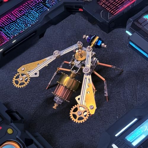 3D Metal Model Kits Insect Bug Mechanical Steampunk Science Kit Metal Building DIY Projects Arts and Crafts Hobby Kits Gift Ideas for Birthday & Christmas (Mechanical Insect) - style: Mechanical Insect