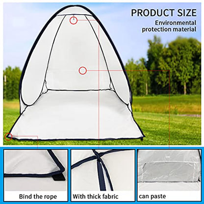 3.1x3.2x3.3ft Portable Spray Paint Booth Tent for Spray Painting Furniture - color: 3.1x3.2x3.3ft-Small
