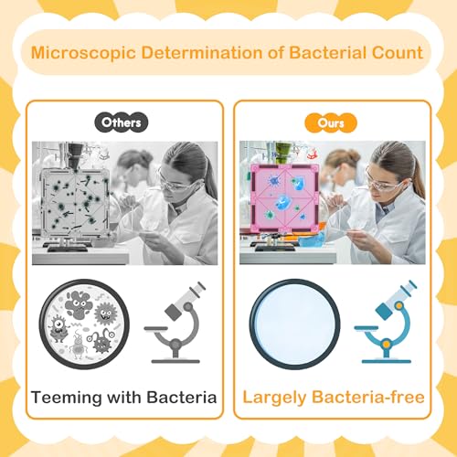 Antibacterial Magnetic Tiles, 192PCS 3D STEM Building Blocks Set - size: 192 PCS (6 Boxes of 32PCS Set)