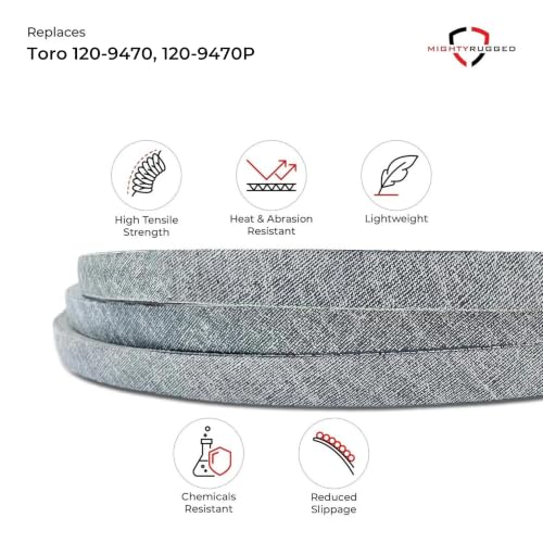 MightyRugged 120-9470 Traction Belt for Toro TimeMaster 30 in Walk Behind - size: 27 in x 3/8 in