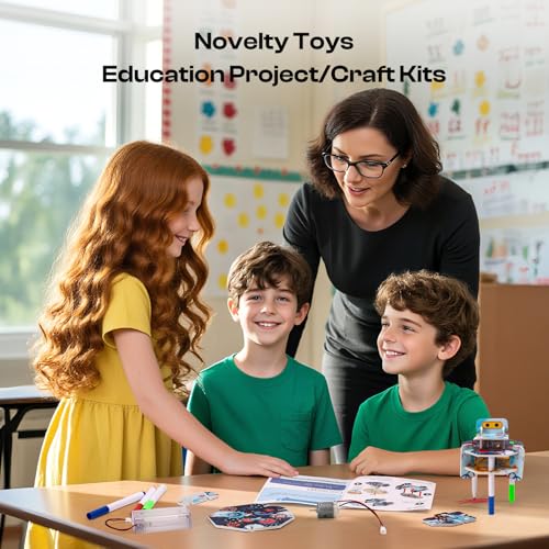 Sntieecr 6-in-1 Stem Kits for Kids Age 8-12, Girls Engineering Kit