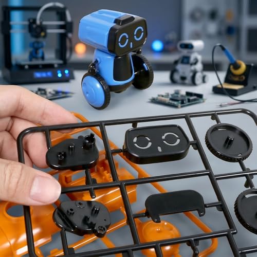 STEM Salt Water Robot Kit, No Battery, DIY,Eco-Friendly,5+（Blue） - color: Blue