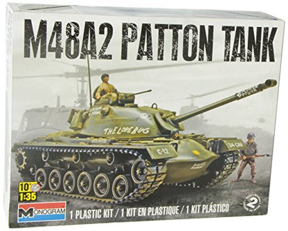 Revell 85-7853 M48A2 Patton Tank Model Kit 1:35 Scale 152-Piece Skill Level 4 Plastic Model Tank Building Kit