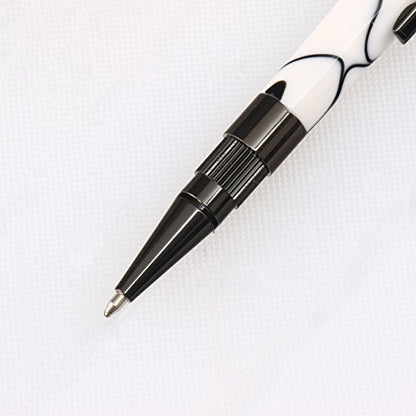 Legacy Woodturning, Gear Click Pen Kit - Gun Metal, 8 Pack, Woodworking Project Kit