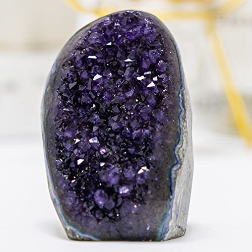 0.5-1 lb Natural Amethyst Geode, AA Grade Healing Crystal - size: 0.5 Pound-1 Pound
