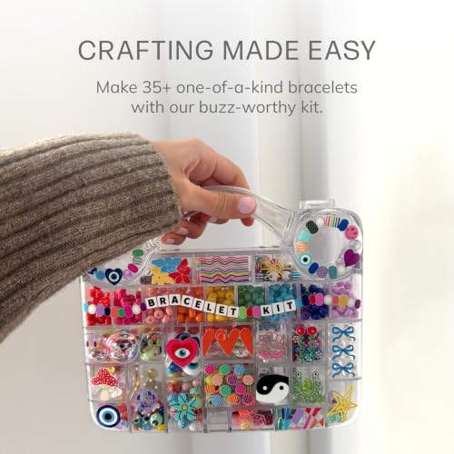 BaubleBar Ultimate DIY Bracelet Kit | 1000+ Pcs | Great for a Gift or Party | Bracelet Jewelry Making Kit with Beads - style: Bracelet Kit