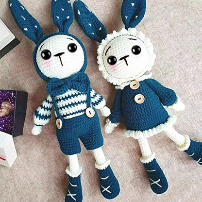 UPINS 500 Pcs 16-30 MM Large Safety Eyes for Amigurumi Black Plastic Craft Dolls Crochet Eyes for DIY Toy Puppets Bear Stuffed Animals Amigurumi Making Supplies (4 Size) - size: B:16-30MM