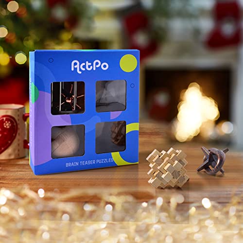Wooden and Metal Puzzles Gift for Kids, Teens, and Adult - style: Stlyle E