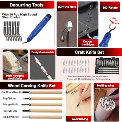 295 PCS 3D Printing Tool Kit, 3D Printing Accessories with Nozzle Cleaning Kit,Deburring Tool,Screwdriver Set,Digital Caliper,Smoothing Tools,3D Printer Tools for Model Removing Finishing 3D Print - color: 295PCS