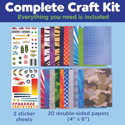 Creativity for Kids Paper Airplane Kit, Make 20 Airplanes - style: Mini Kit- 20 Airplanes