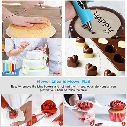 Cake Decorating Supplies, 493 PCS Cake Decorating Kit Cake Pans