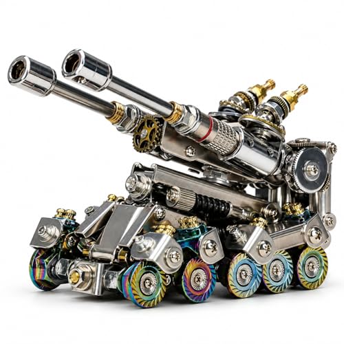 3D Metal Puzzle for Adults,Tank Puzzle Building Set，3D Metal Model Kit, Brain Teaser Puzzles DIY Assembling for Stress Relief - High end Men's Gift - style: Punk