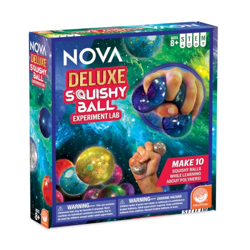 NOVA Deluxe Squishy Ball Experiment Lab STEM Science Kit by MindWare