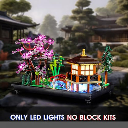Vaodest LED Light for Lego 10315 Icons Tranquil Garden Set,Design and Configuration Compatible with Model 10315(LED Light Only, Not Building Block Kit) - style: 10315 Tranquil Garden Set