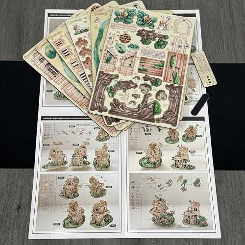 3D Wooden Treehouse Puzzle, Fun DIY Handcraft Building Model Kit