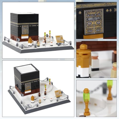 Oichy Mecca Kaaba Micro Building Blocks Set Landmark Architecture Model Kit - color: Mecca Kaaba Set