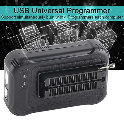 Universal Programmer Kit, USB Universal Programmer for TL86II Plus EEPROM Flash 8051 AVR MCU GAL with 10 AVR Microcontroller One-to-one Soft Encryption Flash Programmers