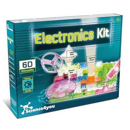 Science4you Circuit Board for Kids 8+ – DIY Electronics Kit for Kids, Circuit Maker + Coding, Electronic Toys and Games, Engineering Kit, Electricity Gift for Boys and Girls Age 8 9 10+ Year olds