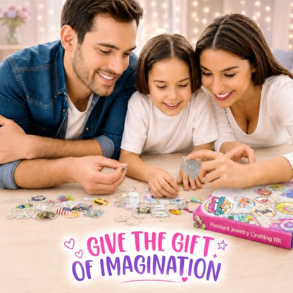 Glittery Garden Girls Jewelry Making Kit. Necklace & Bracelet Crafting Set - style: Jewelry Making Kit