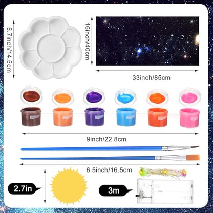38 Pcs Solar System Model Kit Planets Project for Kids Science