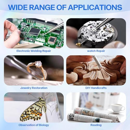 LXIANGN 2.5X Magnifying Helping Hands Soldering Station - color: Black-2