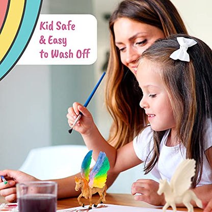 Unicorn Painting Kit for Girls - STEM Certified Unicorn Craft for Girls Ages 4-6 & up- Paint Your Own Arts and Crafts Includes 2 DIY Headbands & 8 Kids Painting Crafts for Fun Screen-Free Play - style: Unicorn Kit