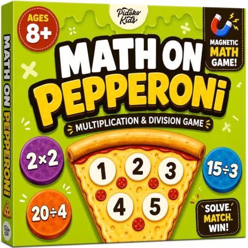 Matheroni Pepperoni Math Games for Kids 8-12, Multiplication and Division - size: Multiplication & Division