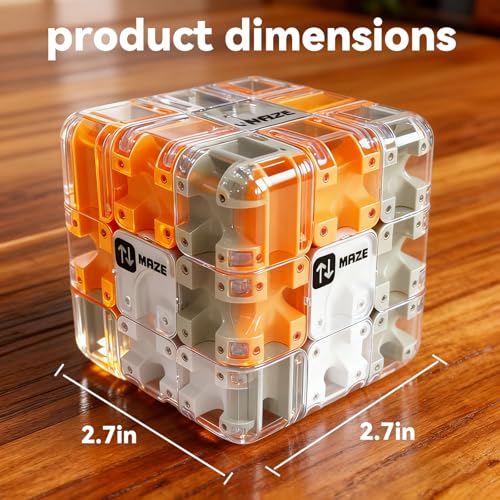 Labyrinth 3D Puzzles Maze Cube Spatial Awareness Brain Training Educational Focus Game Gift for Adults Teens