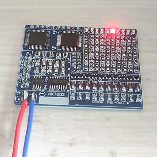 ISolderStore SMD/SMT Components Practice Board - Electronic Project Kits DIY Soldering Skill Training Board - Led Transistor Soldering Kit - size: SMD A-1PCS