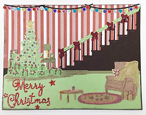 Paper Wishes – Dazzles Stickers Collection | Unique Stickers for Scrapbooking, Cardmaking, Gifts and All of Your DIY Crafting, Art and Creative Projects - Inspiration at Your Fingertips - color: Merry Christmas
