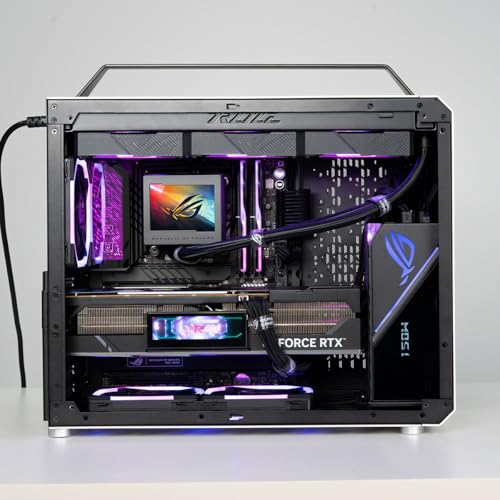 Mechanic Master C34Pro Portable Compact ATX/E-ATX Gaming PC Case Silver - color: Silver