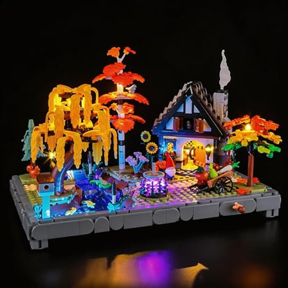 LED Light for Lego 11372 Autumn Cottage Garden Set, Light Kit Compatible with Lego 11372 Building Blocks Model, Not Included The Model Set