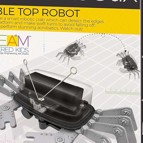 4M 5576 Table Top Robot - DIY Robotics Stem Toys, Engineering Edge Detector Gift for Kids & Teens, Boys & Girls (Packaging May Vary) - style: Table Top Robot