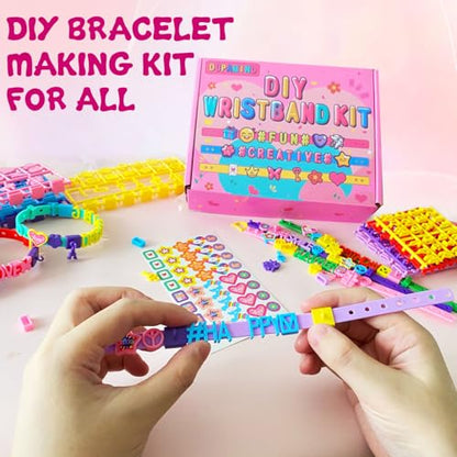 Friendship Bracelet Kit, DIY Jewelry Making Kit for Girl Ages 5-12 - color: Vibrant