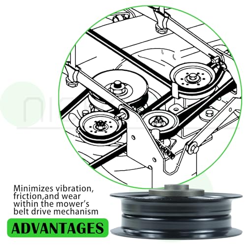 532196104 Idler Pulley for Husqvarna/Craftsman 48" 54" Z254F Deck - color: A04 1x532196104