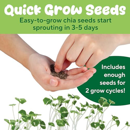 Creativity for Kids Plant-a-Pet Barnyard Pig Kit | Decorate, Plant & Grow Your Own Pet | Chia Seed Gardening Craft | Spring Crafts & Screen-Free Kids Activity (Ages 6+) - style: Chicken