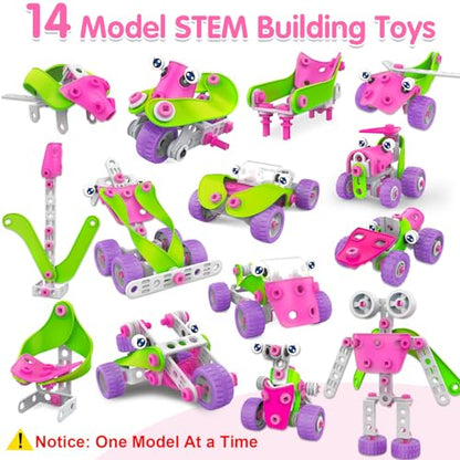 Tsomtto Educational STEM Toys for 4 5 6 7 8+ Year Old Girl Birthday Gifts