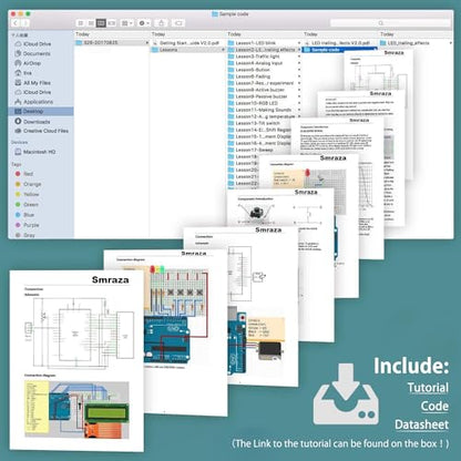 Smraza Super Starter Kit with Control Board, Breadboard for Arduino