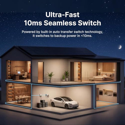Jackery HomePower 3600 Pro Max Power Station, 3584Wh, 2000W 120V/4000W 240V - style: HomePower 3600 Pro Max