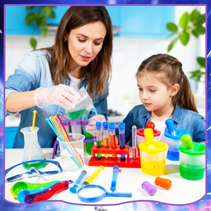 Bbiamsleep 37PCS Science Kits for Kids, Beakers and Test Tubes Experiments