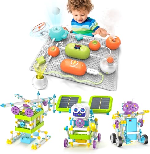 STEM Toys Electronic Circuits Kit + Programming Science Kit for Kids Ages 4-12 | 300+ Experiments & 36 Models | Learn Coding, Solar Power, Sensors | Gift for Boys & Girls