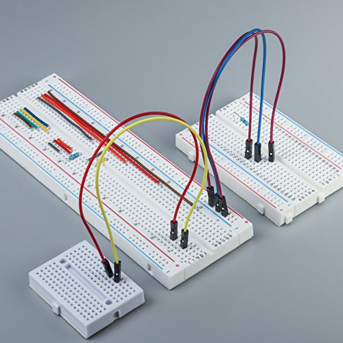Solderless Prototype Breadboard | 1x830 tie in Point Breadboard 2x400 tie in Points Circuit Boards 6x170 tie Points Mini Modular breadboard Kit