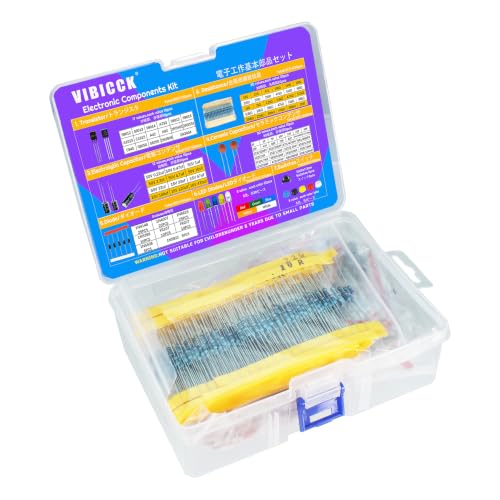 1390Pcs Basic Electronics Component Assortment Kit